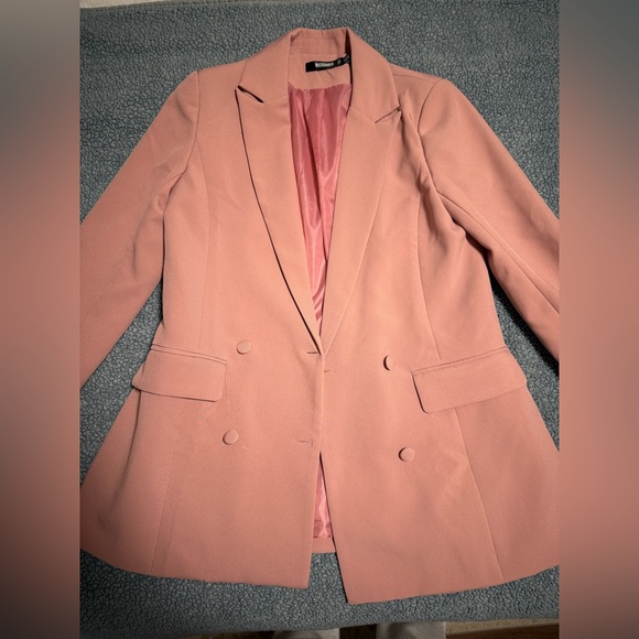 0 missguided oversized mauve pink blazer - Picture 1 of 5